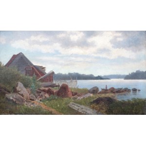 Józef JAROSZYŃSKI (1835–1900), By the River, 1891