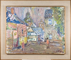 Jan CYBIS (1897-1972), Miasteczko, 1965