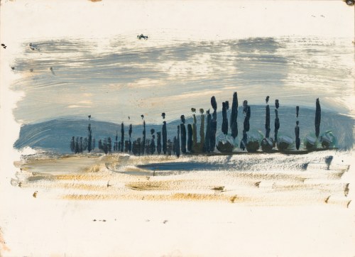 Ludwik MACIĄG (1920-2007), Pędzący koń - praca dwustronna