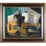 Alicja HALICKA (1889–1974), Zátiší s kytarou
