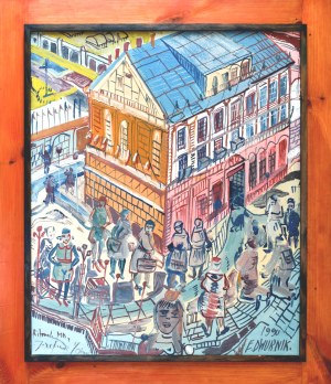 Edward DWURNIK (1943-2018), Posterunek MO w Józefowie, 1990