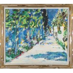 Juliusz JONIAK (1925–2021), Landscape from St. Remy, 1997