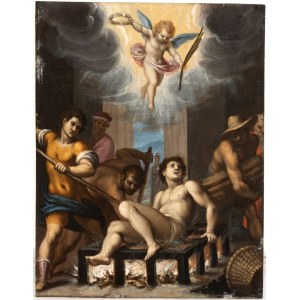 Artiste florentin, XVIIe siècle, Le martyre de saint Laurent