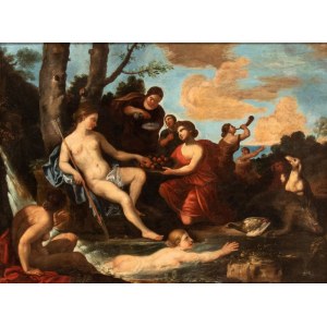 detto il Domenichino (cerchia di) (Bologna 1581 - Napoli 1641), Diana and the Nymphs