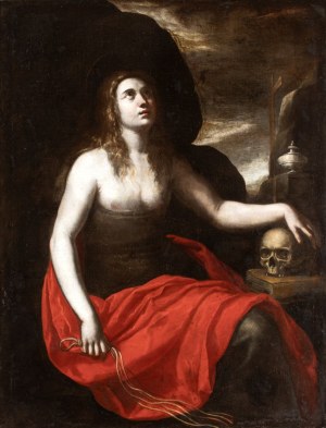 Artemisia Gentileschi (ambito di) (Roma 1593 - Napoli 1653), Penitent Magdalene
