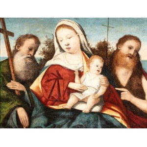 Artista veneto, XVI secolo, Madonna and Child between two Saints