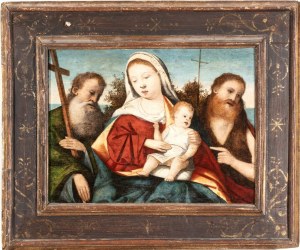 Artista veneto, XVI secolo, Madonna and Child between two Saints