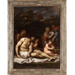 Artista attivo a Roma, XVII secolo, Lamentation with angels (The Mourning of Christ)