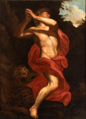 Artista attivo a Roma, XVII secolo, Daniel in the Lions’ Den