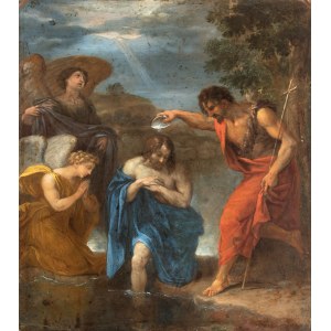 Artista attivo a Roma, XVII secolo, Il battesimo di Cristo