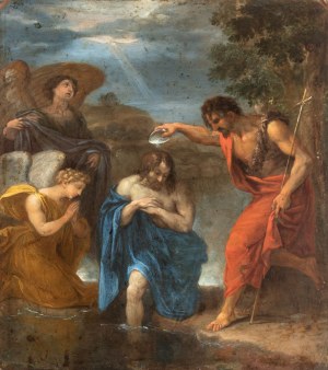 Artista attivo a Roma, XVII secolo, The Baptism of Christ