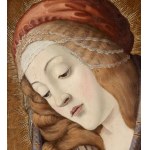 detto Sandro Botticelli (neimodi_di) (Firenze 1445 - 1510), Head of the Virgin from Madonna del Magnificat