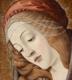 detto Sandro Botticelli (neimodi_di) (Firenze 1445 - 1510), Head of the Virgin from Madonna del Magnificat