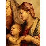 Andrea del Sarto (seguace di) (Firenze 1486 - 1531), Virgin with Child, Saint John the Baptist and Saint Elizabeth