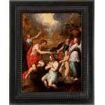 Jacob de Backer (ambito di) (Anversa 1555 - 1585), The baptism of Christ