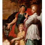 Jacob de Backer (ambito di) (Anversa 1555 - 1585), The baptism of Christ