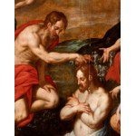 Jacob de Backer (ambito di) (Anversa 1555 - 1585), The baptism of Christ
