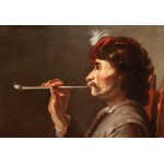 Jacob Duck (attribuito a) (Utrecht 1600 ca. - 1667), Pipe smoker