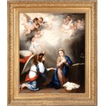 Bartolomé Esteban Murillo (seguace di) (Siviglia 1618 - Cadice 1682), The Annunciation