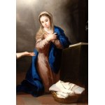 Bartolomé Esteban Murillo (seguace di) (Siviglia 1618 - Cadice 1682), The Annunciation