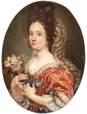 detto il Baciccio (Genova 1639 - Roma 1709), Portrait of Eleonora Boncompagni Borghese