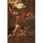 Sebastiano Conca (attribuito a) (Gaeta 1680 - Napoli 1764), Madonna in Glory with Hosts of Angels and Penitents