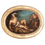 Giuseppe Antonio Ghedini (Ficarolo, 1707 - Ferrare, 1791), a) Allégorie de l'Asie ; b) Allégorie de l'Amérique. Une paire de tableaux.