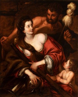 Johann Christoph Storer (attribuito a) (Costanza 1611 - 1671), Hercules and Omphale