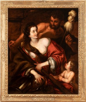Johann Christoph Storer (attribuito a) (Costanza 1611 - 1671), Hercules and Omphale
