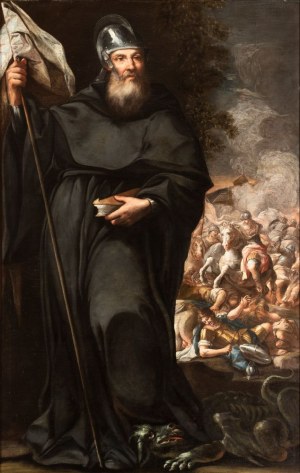 Scuola napoletana, XVII secolo, San Gulielmo d'Aquitania