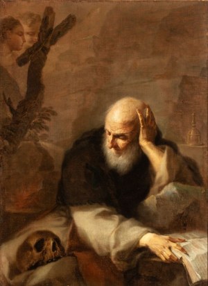 Pietro Bardellino (Napoli 1732 - Napoli 1806), Hermit in Meditation