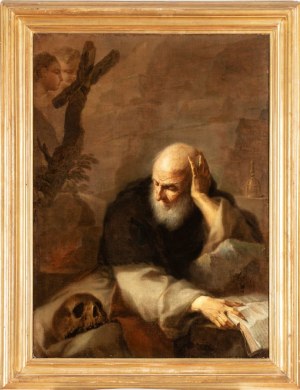 Pietro Bardellino (Napoli 1732 - Napoli 1806), Hermit in Meditation