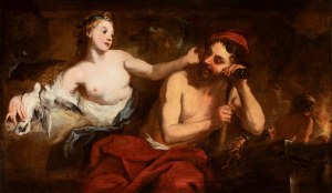 Artista francese, XVIII secolo, Venus in the Forge of Vulcan