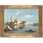 Francesco Guardi (cerchia di) (Venezia 1712 - 1793), View of the Island of San Giorgio