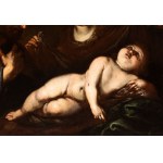 il Giovane (Milano 1596 - 1676), The Holy Family with Angels