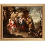 Nicola Vaccaro (Naples, 1640 - 1709), La fuite en Égypte