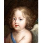 Jean Nocret (attribuito a) (Nancy 1615 - Parigi 1672), Portrait of Marie Anne de Bourbon as Cupid