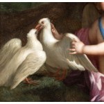 Jean Nocret (attribuito a) (Nancy 1615 - Parigi 1672), Portrait of Marie Anne de Bourbon as Cupid