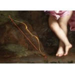 Jean Nocret (attribuito a) (Nancy 1615 - Parigi 1672), Portrait of Marie Anne de Bourbon as Cupid
