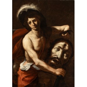 Artista attivo a Napoli, primo quarto XVII secolo, David with the Head of Goliath