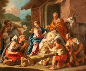 Pietro Bardellino (Napoli 1732 - Napoli 1806), Adoration of the Shepherds