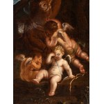 Filippo Lauri (attribuito a) (Roma 1623 - Roma 1694), Erminia among the Shepherds