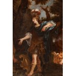 Filippo Lauri (attribuito a) (Roma 1623 - Roma 1694), Erminia among the Shepherds