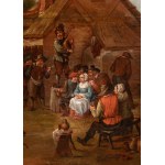 Il Giovane (ambito di) (Anversa 1610 - Bruxelles 1690), Village with a Peasant Festival