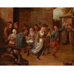 Il Giovane (ambito di) (Anversa 1610 - Bruxelles 1690), Village with a Peasant Festival