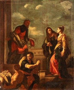 Francesco Solimena (ambito di) (Serino 1657 - Napoli 1747), Visitation