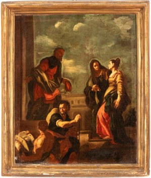 Francesco Solimena (ambito di) (Serino 1657 - Napoli 1747), Visitation