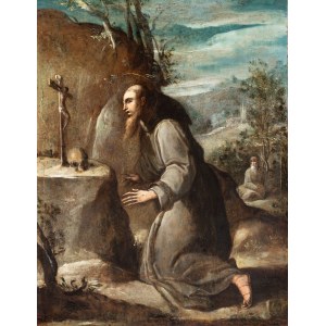 detto il Mastelletta (attribuito a) (Bologna 1575 - 1655), Saint Francis