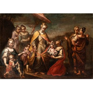 Artista emiliano, XVIII secolo, The Finding of Moses