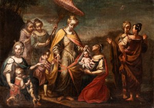 Artista emiliano, XVIII secolo, The Finding of Moses